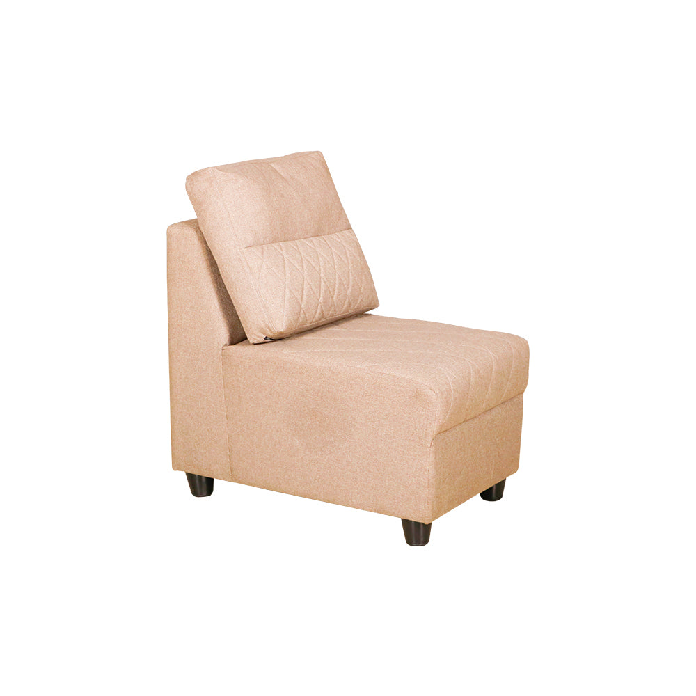 MAARK FABRIC CORNER SOFA 5 SEATER QUEEN BROWN COLOUR
