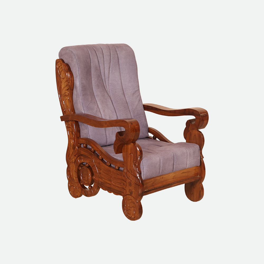 MAARK WOODEN SOFA SET (3+1+1) S-19 WCF