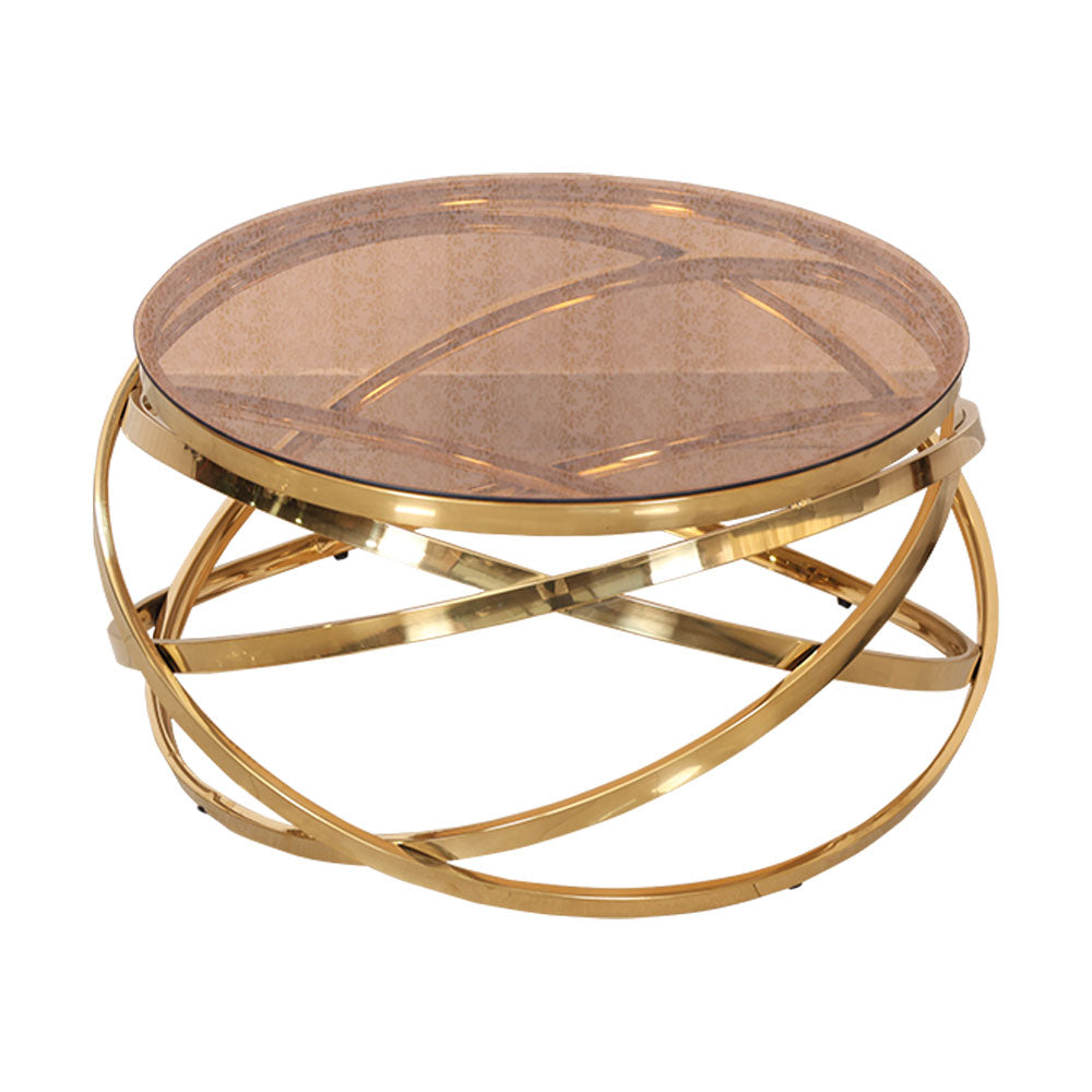 MAARK MARBLE TOP COFFEE TABLE SET CJ-09