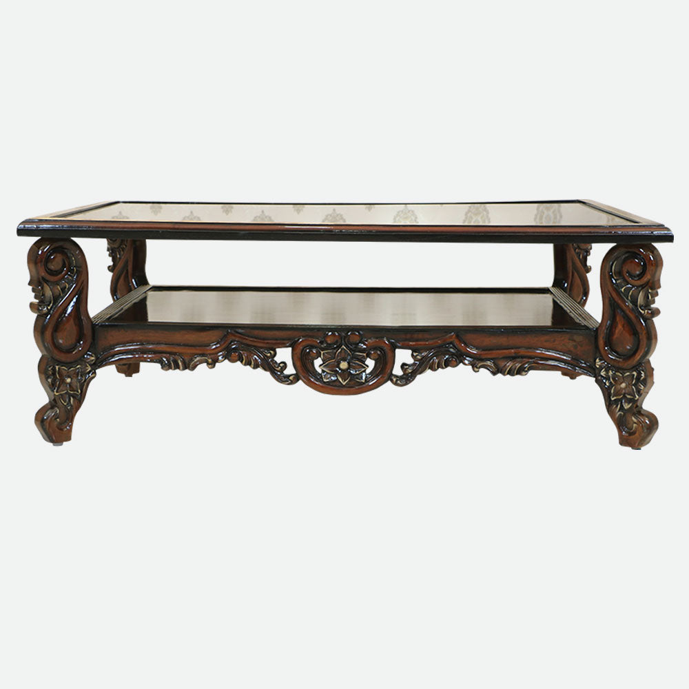 MAARK GLASS TOP COFFEE TABLE 008 TD