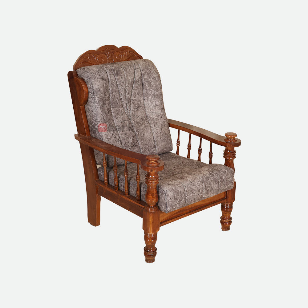 MAARK WOODEN SOFA SET (3+1+1) S-14 WCF