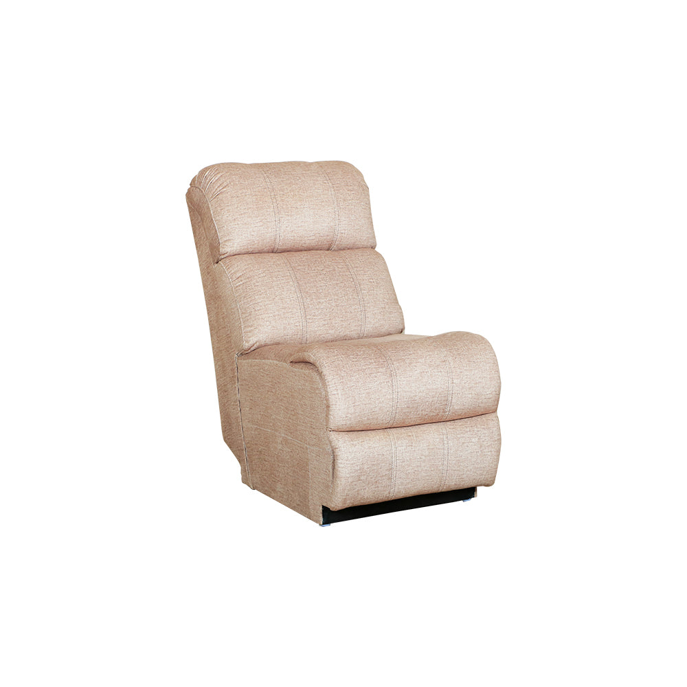 MAARK CORNER MANUAL RECLINER FABRIC SOFA 5 SEATER F211 HALF WHITE COLOUR