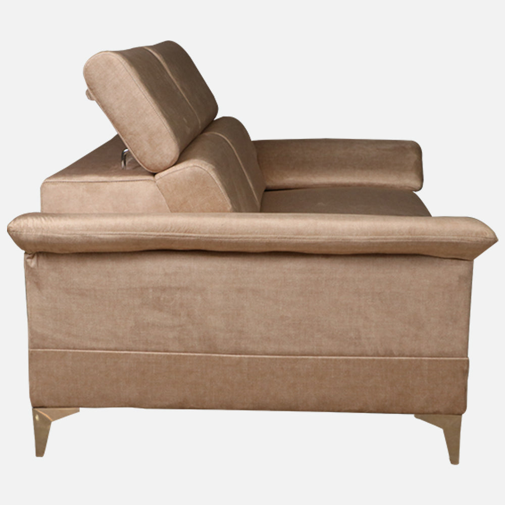 MAARK FABRIC TWO SEATER SOFA ROYCE HALF WHITE COLOUR