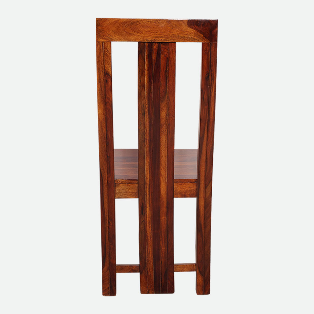 MAARK SHEESHAM WOOD 4 SEATER DINING SET (5.25*3) 1158 NATURAL FINISH  SV