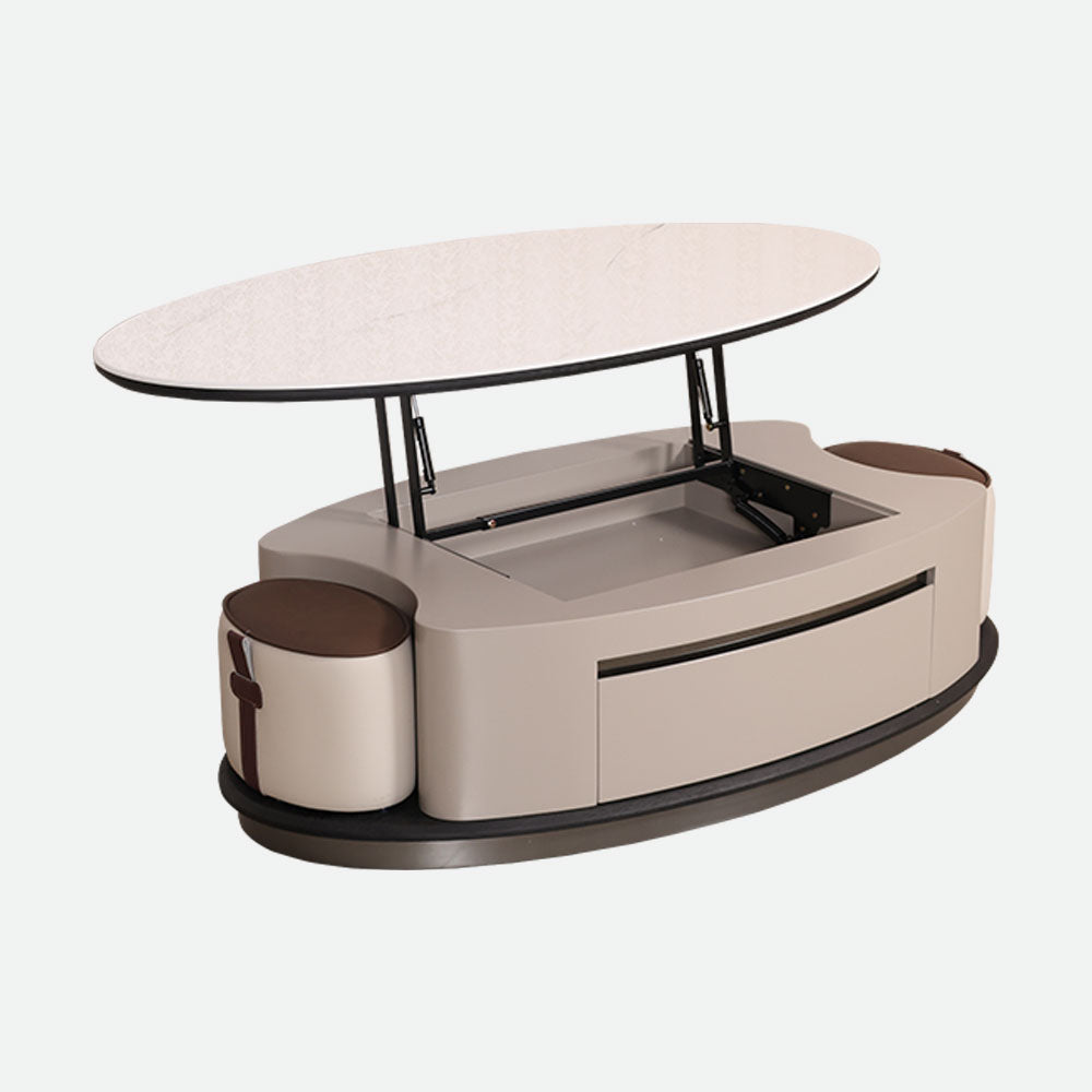 MAARK MARBLE TOP COFFEE TABLE CJ3521 HT