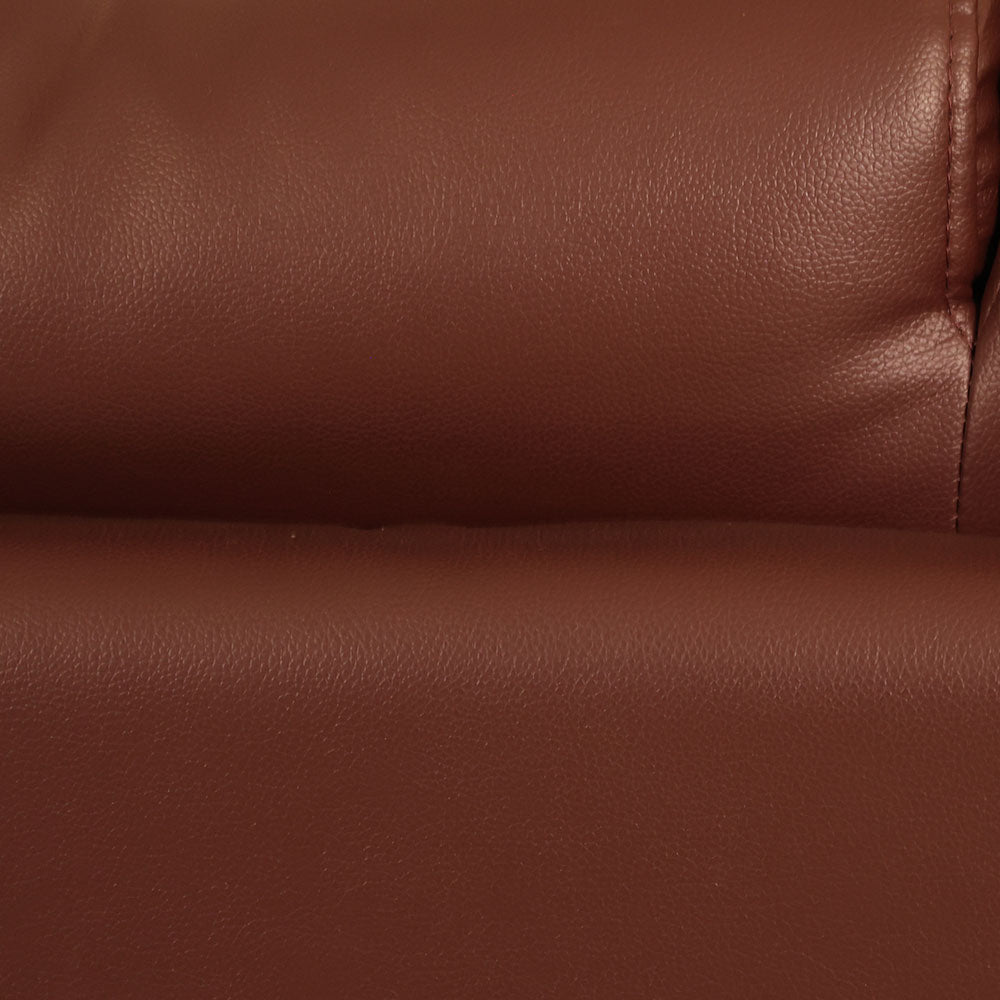 MAARK LEATHERETTE SOFA SET (3+1+1) CERMAI CHARCOAL COLOUR HT