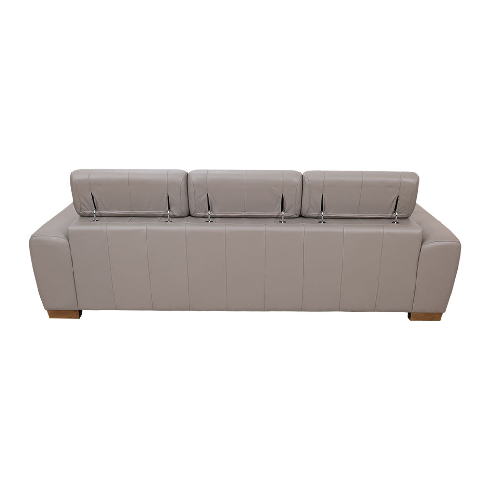 MAARK LEATHER SOFA SET (3+2) 6034 SMOKY GRAY ML