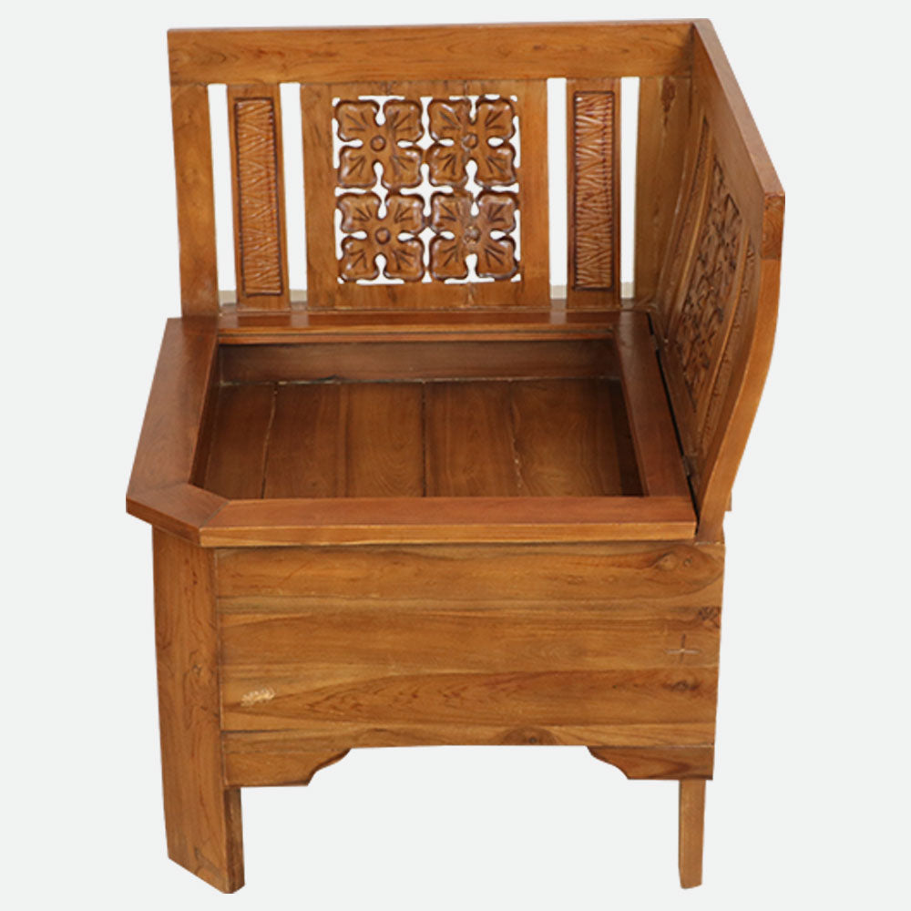 MAARK WOODEN CORNER SOFA 5 SEATER SEMANGI WITH COFFEE TABLE HT