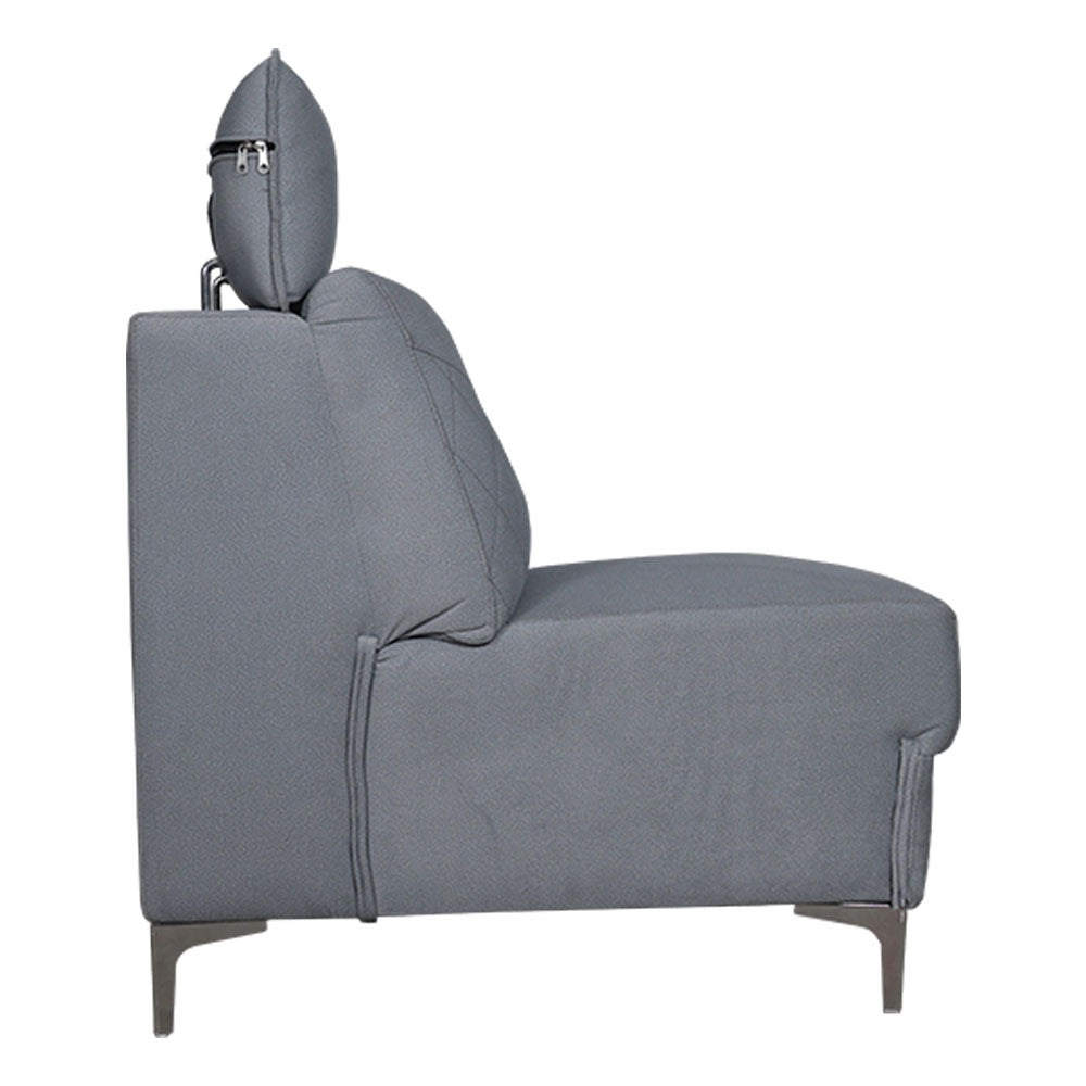 MAARK FABRIC CORNER SOFA 5 SEATER CAMEL BACK