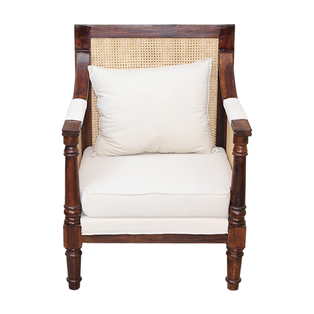 MAARK SHEESHAM WOOD SOFA SET WITH COFFEE TABLE (3+1+1) KENWOOD