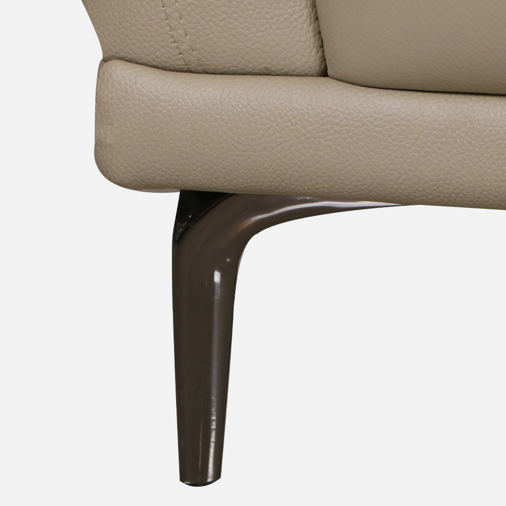 MAARK LEATHER TWO SEATER SOFA 7079 MOCHA COLOUR HT