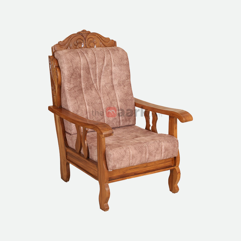 MAARK WOODEN SOFA SET (3+1+1) S-10 WCF