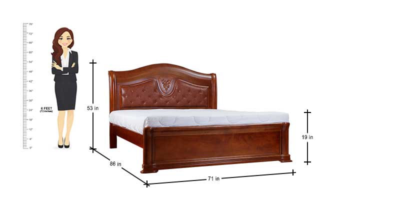 MAARK KING SIZE BED 9010 HT