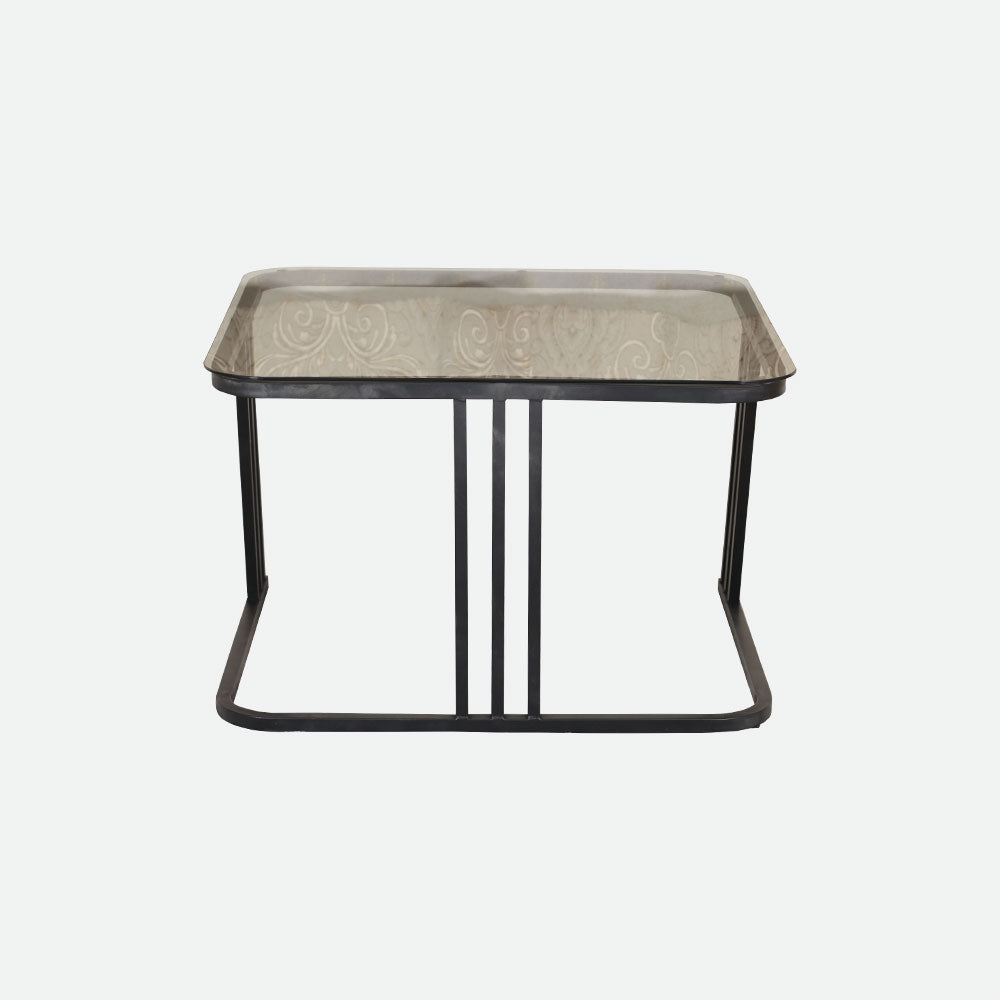 MAARK GLASS TOP COFFEE TABLE CJ-20 HT