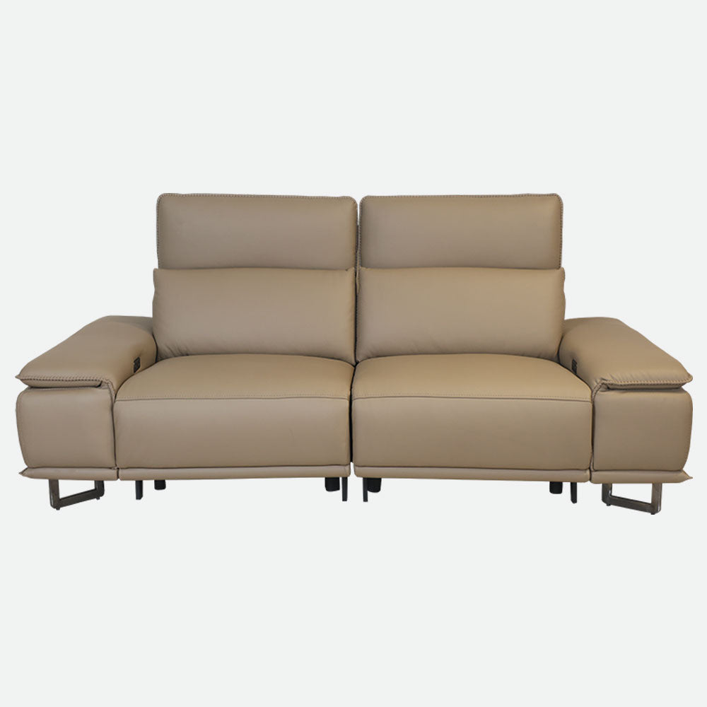 MAARK MOTORIZED RECLINER LEATHER SOFA SET (3R+2R) 2310 CAPPUCINO COLOUR HT