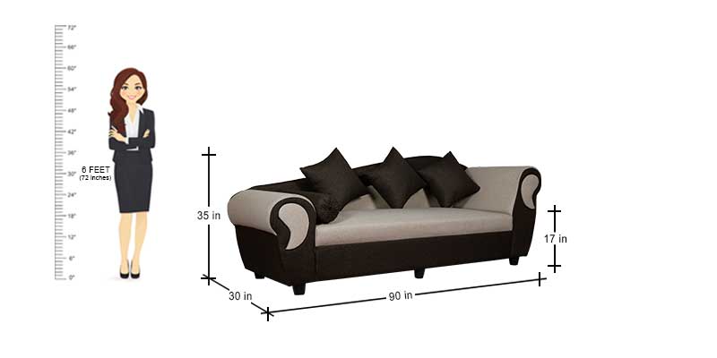 MAARK SPL DIWAN HALF WHITE COLOUR