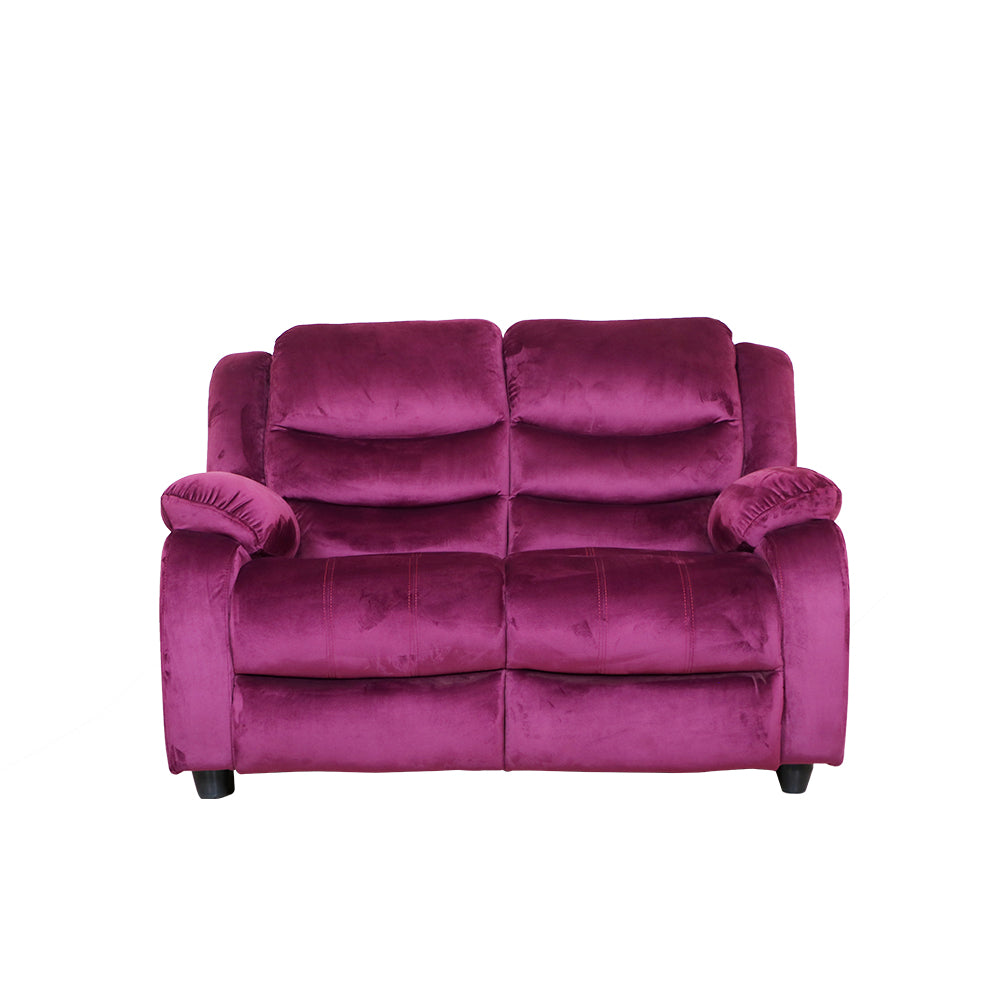 MAARK FABRIC TWO SEATER SOFA MAGILCHI RED COLOUR