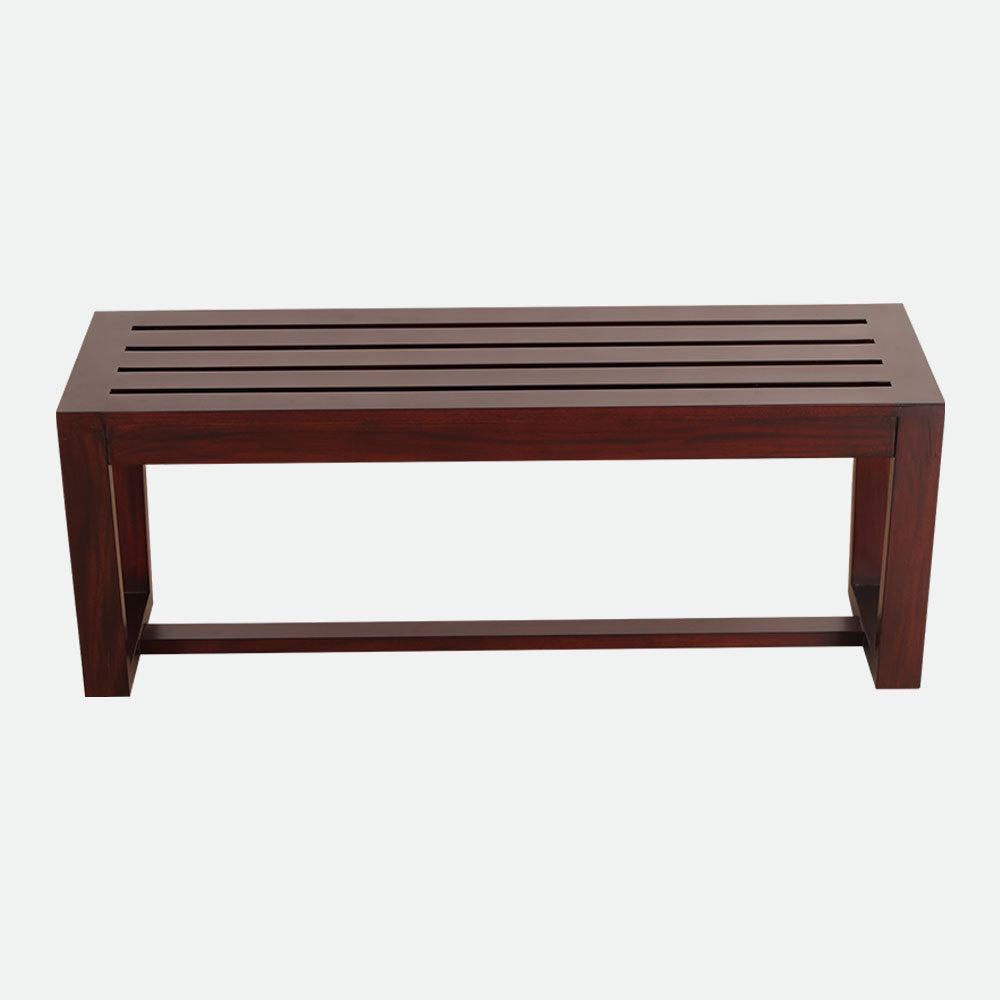 MAARK MARBLE TOP 4 SEATER DINING SET 4.75*3 (1+2+BENCH) WILLOW TT