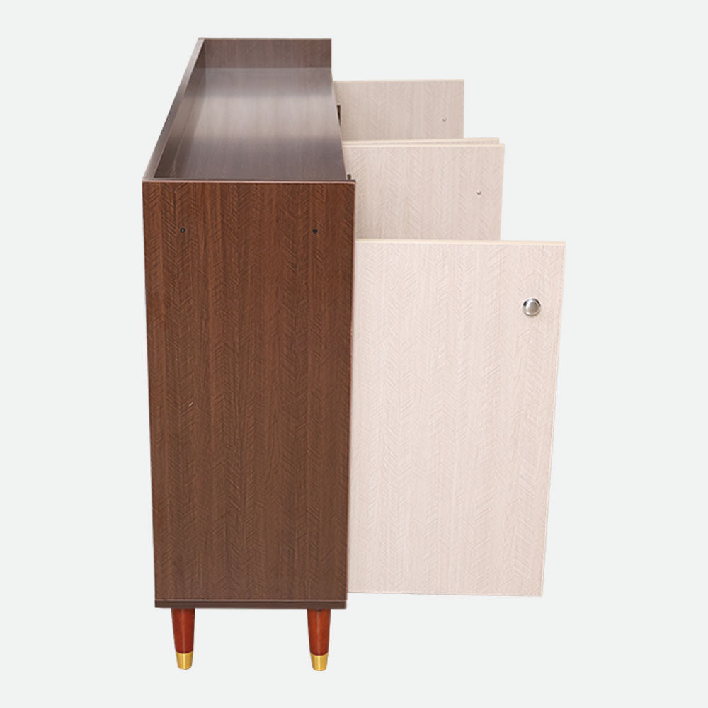MAARK CARAMEL SHOE RACK 5*3