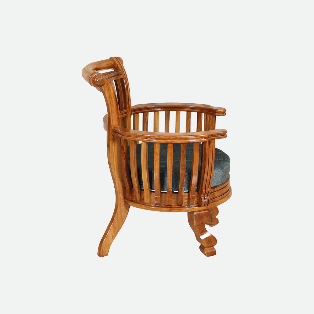 MAARK WOODEN SOFA SET (3+1+1) S-37 WCF