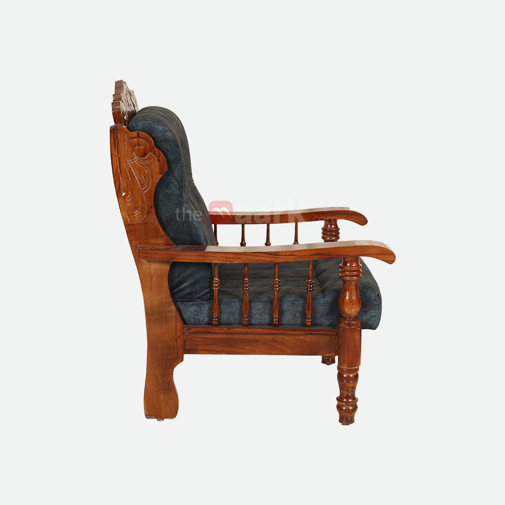 MAARK WOODEN SOFA SET (3+1+1) S-13 WCF