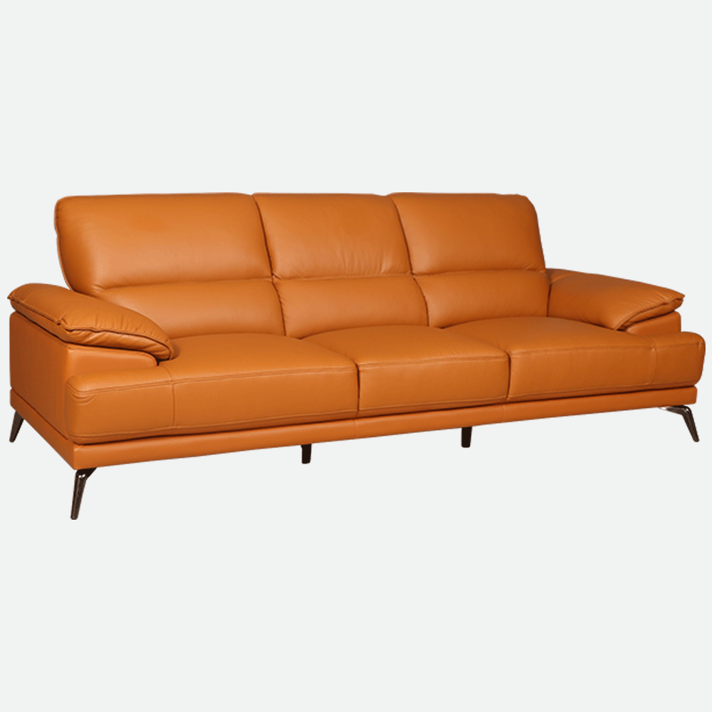 MAARK LEATHER SOFA SET (3+2+1) 5013 TAN COLOUR HT