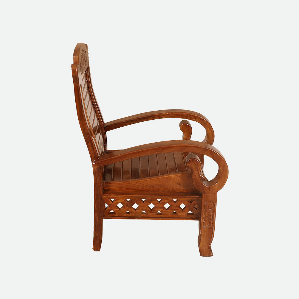 MAARK WOODEN SOFA SET (3+1+1) S-30 WCF