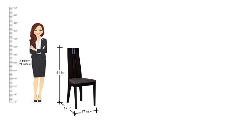 MAARK WOODEN TOP 4 SEATER DINING SET 6050-2408Y HT