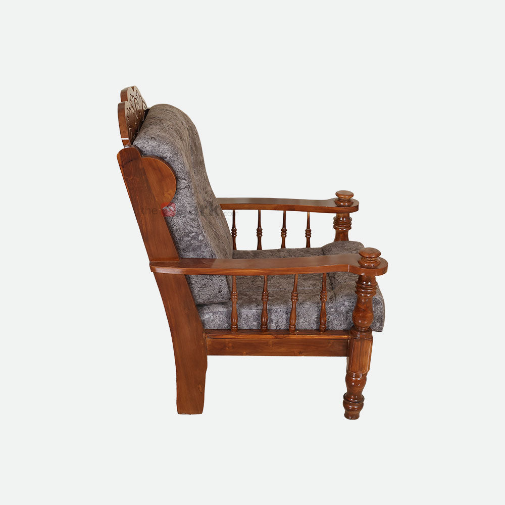 MAARK WOODEN SOFA SET (3+1+1) S-14 WCF