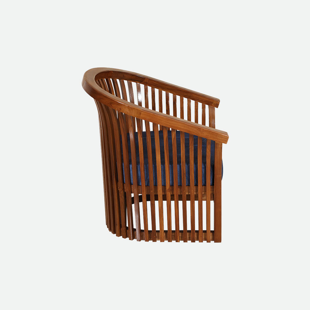 MAARK WOODEN SOFA SET (3+1+1) S-35 WCF