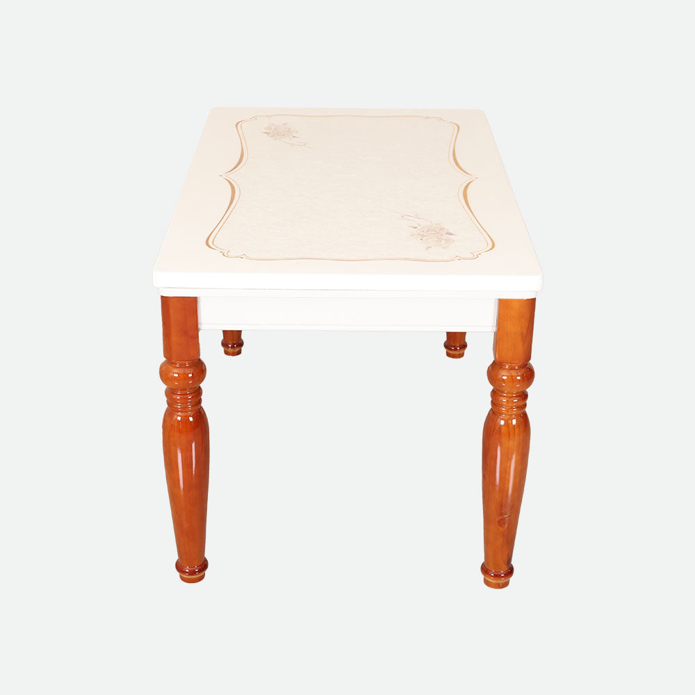 MAARK MARBLE TOP 4 SEATER DINING SET 12 519 H16 HT