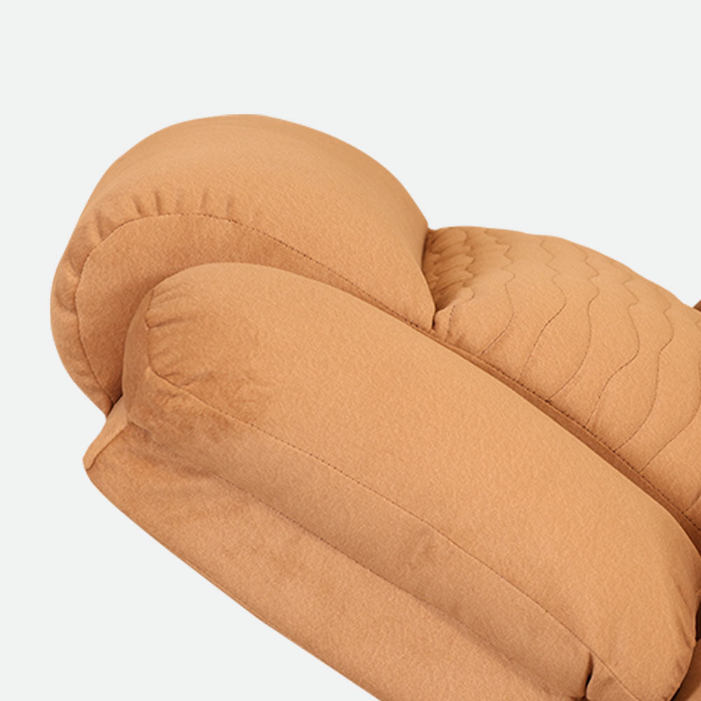 MAARK MANUAL RECLINER FABRIC SOFA SINGLE SEATER WAVE