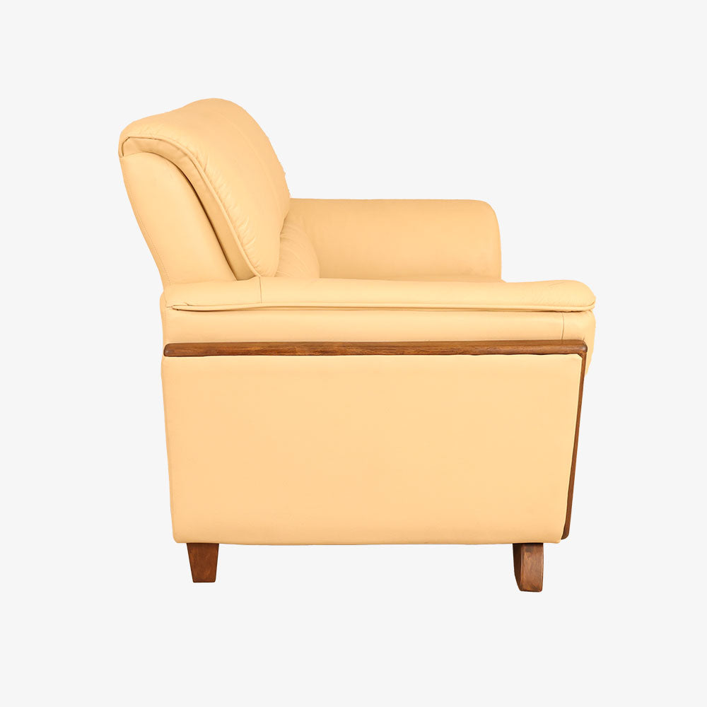 MAARK LEATHER SOFA SET (3+2) DARK MILKY HT