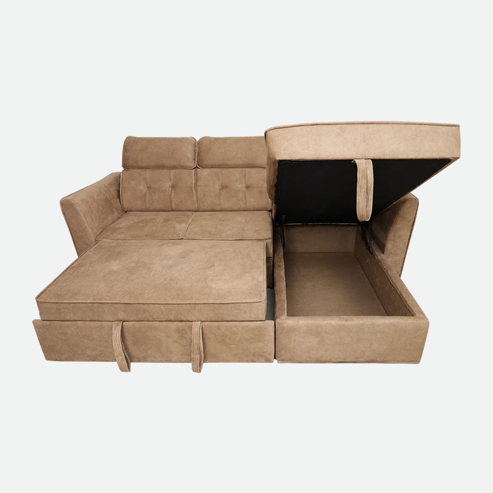 MAARK SOFA CUM BED S01002 STEEL COLOUR HT