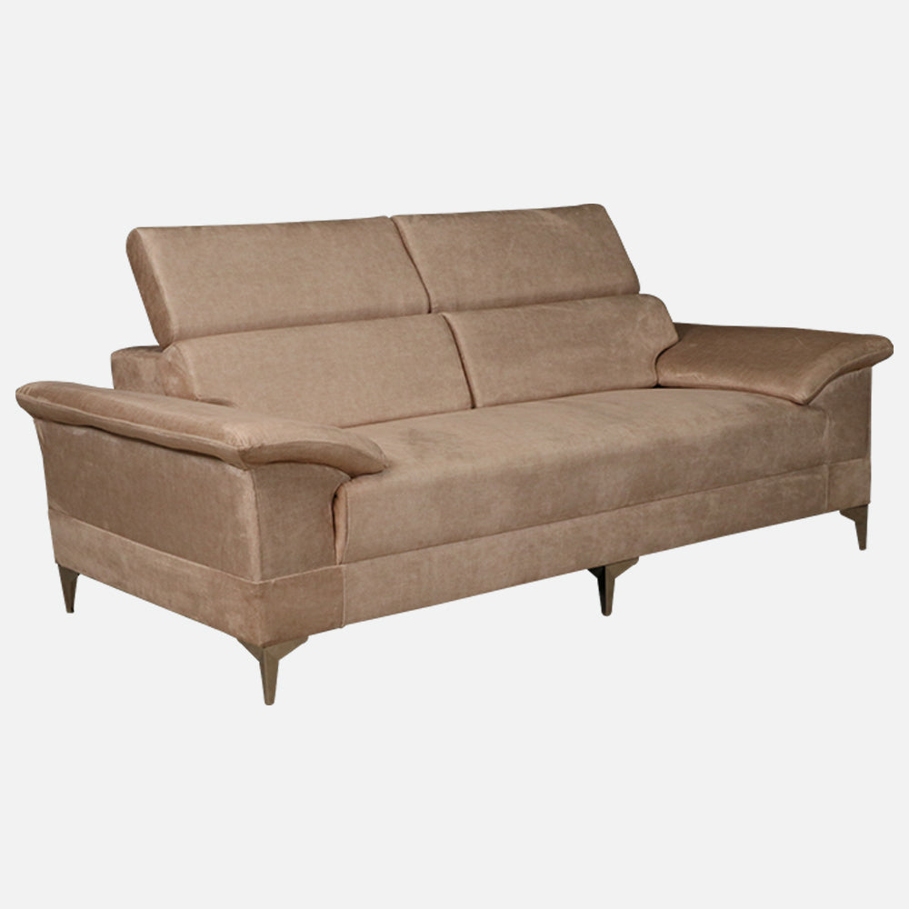 MAARK FABRIC TWO SEATER SOFA ROYCE HALF WHITE COLOUR