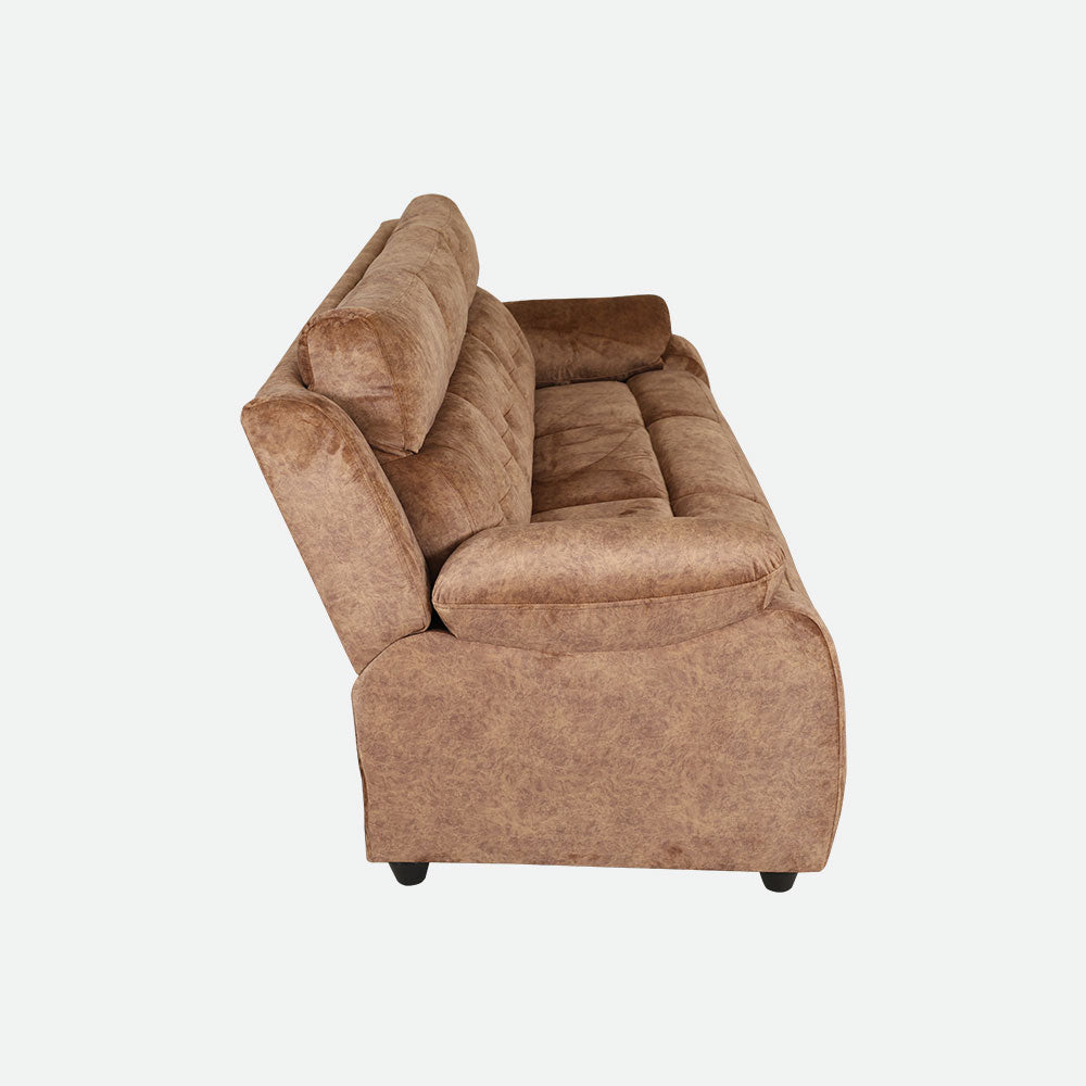 MAARK MANUAL RECLINER FABRIC SOFA SET (3+1R+1R) GALAXY