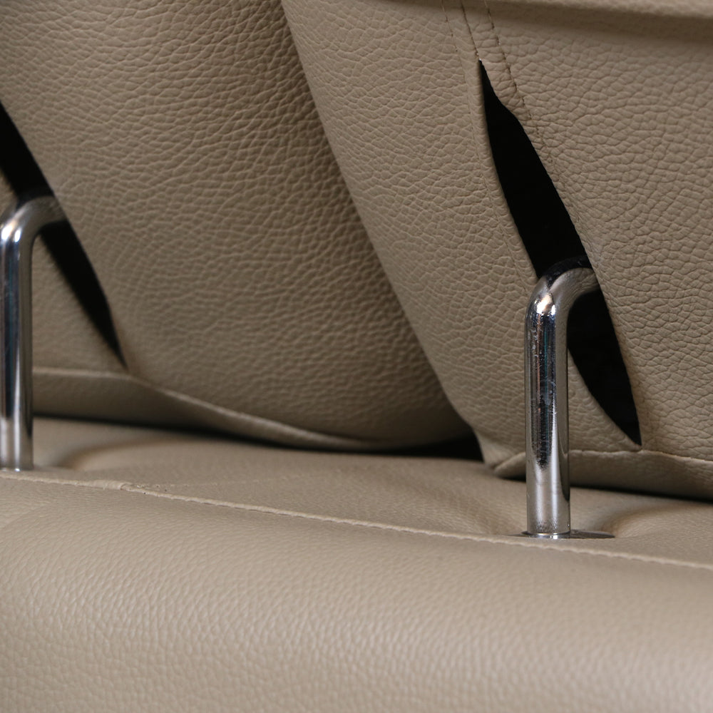 MAARK LEATHER TWO SEATER SOFA 7079 MOCHA COLOUR HT