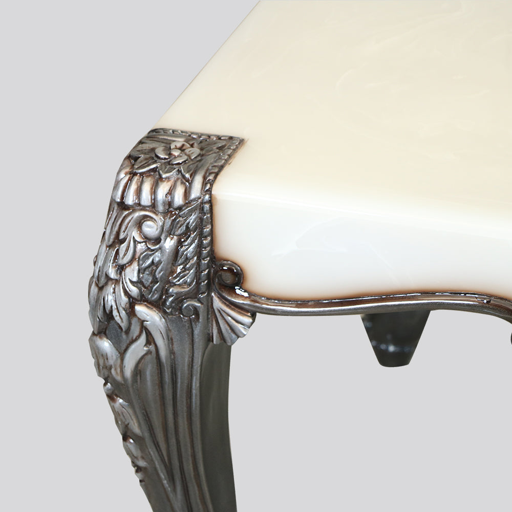 MAARK MARBLE TOP 6 SEATER DINING SET 6002 BF