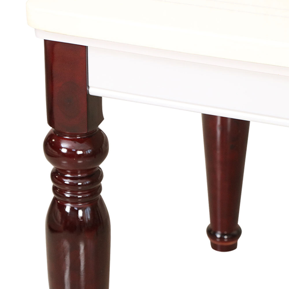 MAARK MARBLE TOP 4 SEATER DINING SET 3D SHELL HT