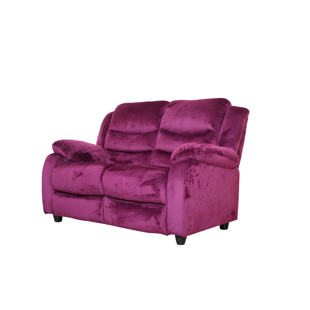 MAARK FABRIC TWO SEATER SOFA MAGILCHI RED COLOUR