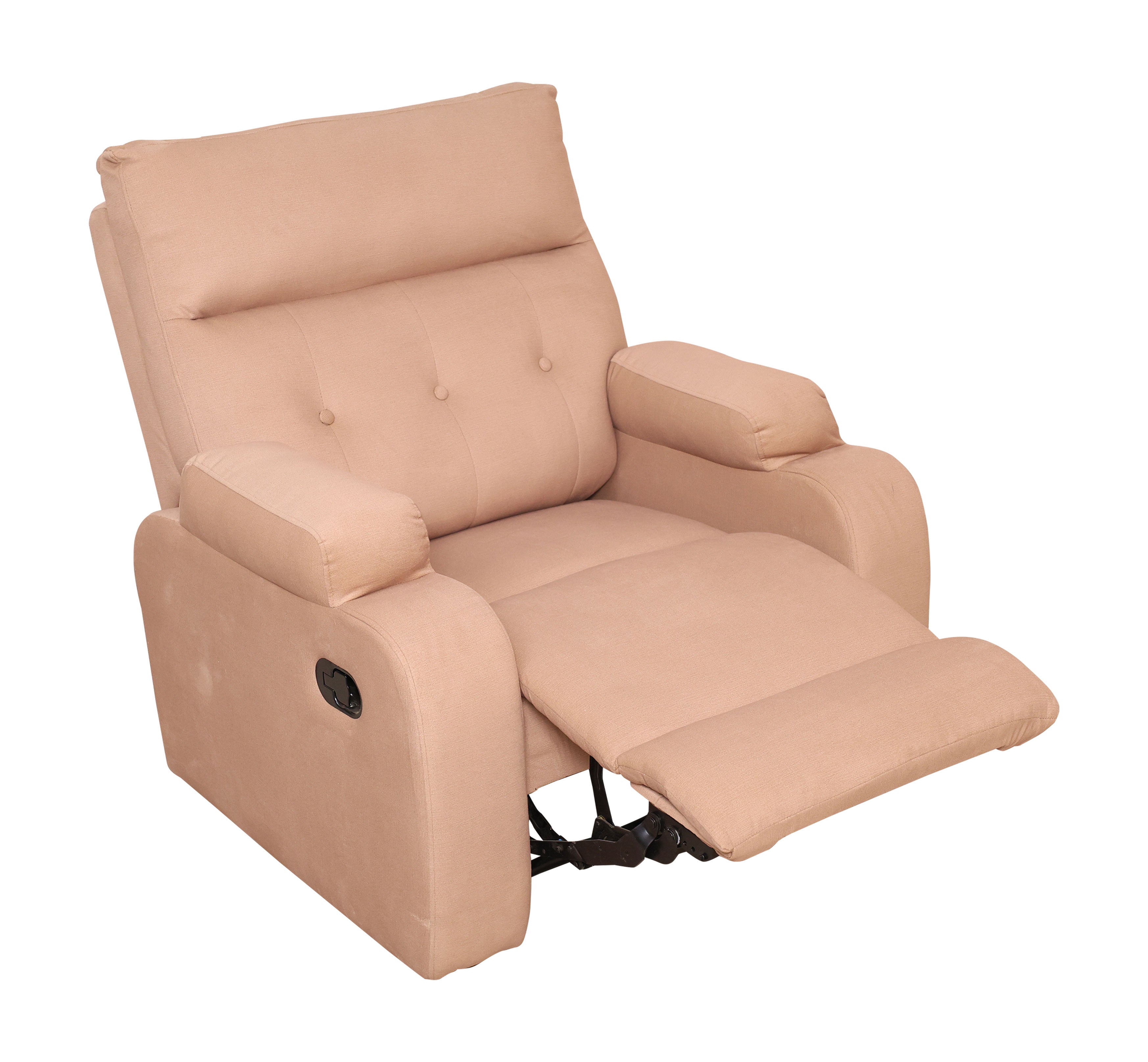 MAARK MANUAL RECLINER FABRIC SOFA SINGLE SEATER LANCER