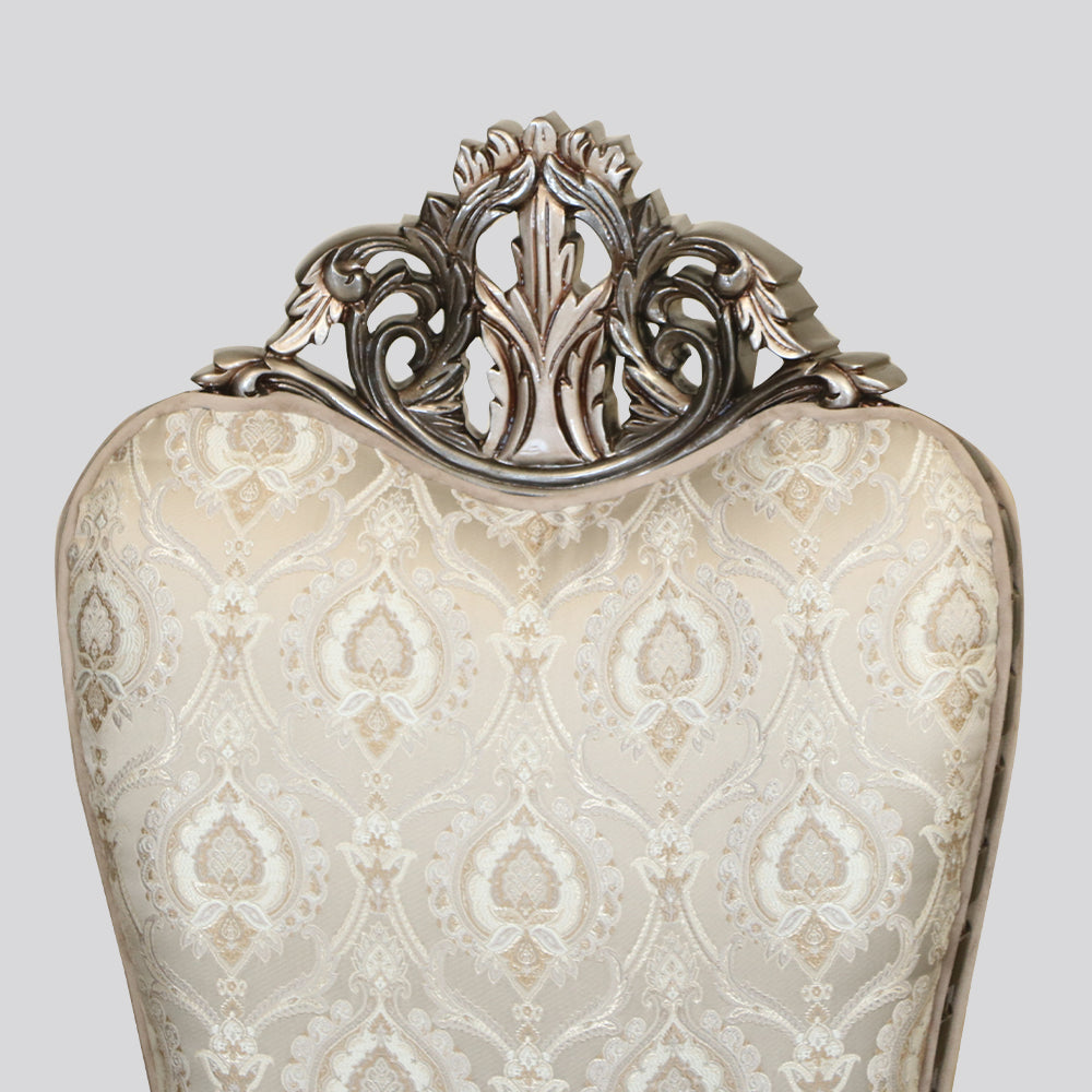 MAARK MARBLE TOP 6 SEATER DINING SET 6002 BF