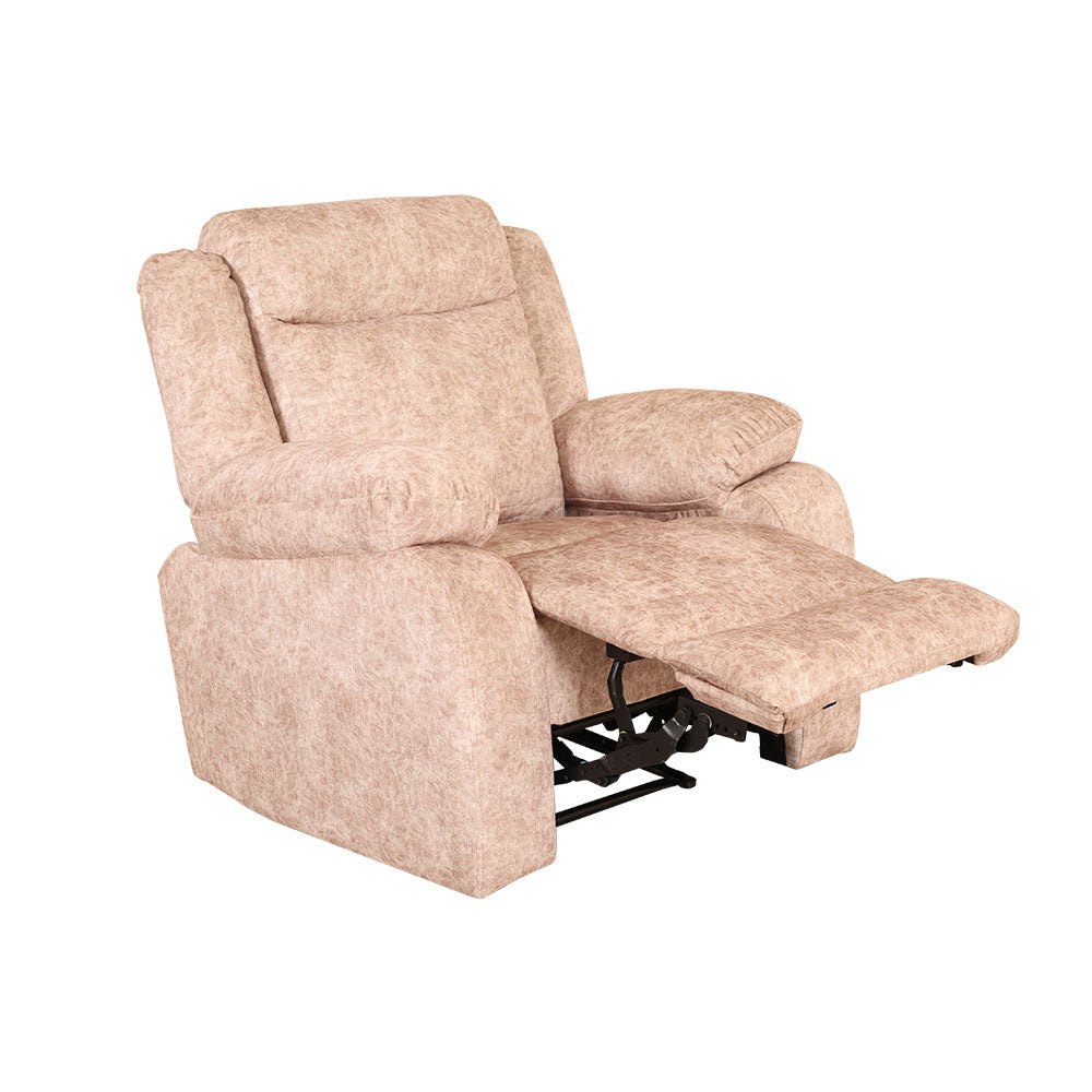 MAARK MANUAL RECLINER FABRIC SOFA SET (3+1R+1R) WAVE
