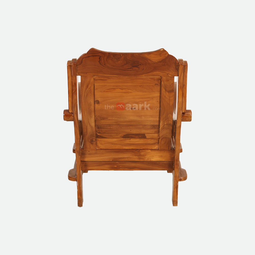 MAARK WOODEN SOFA SET (3+1+1) S-43-DRG WCF