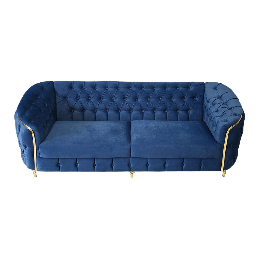 MAARK FABRIC SOFA SET (3+1+1) LUX BLUE COLOUR