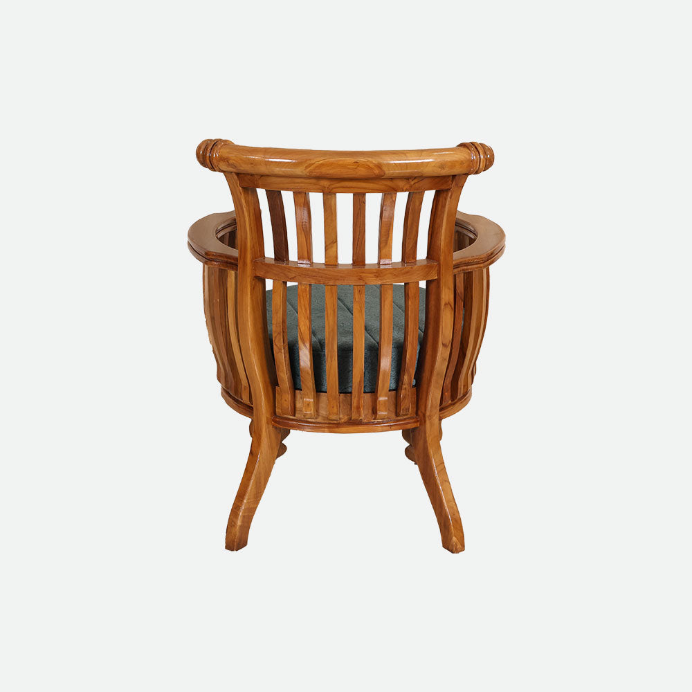 MAARK WOODEN SOFA SET (3+1+1) S-37 WCF