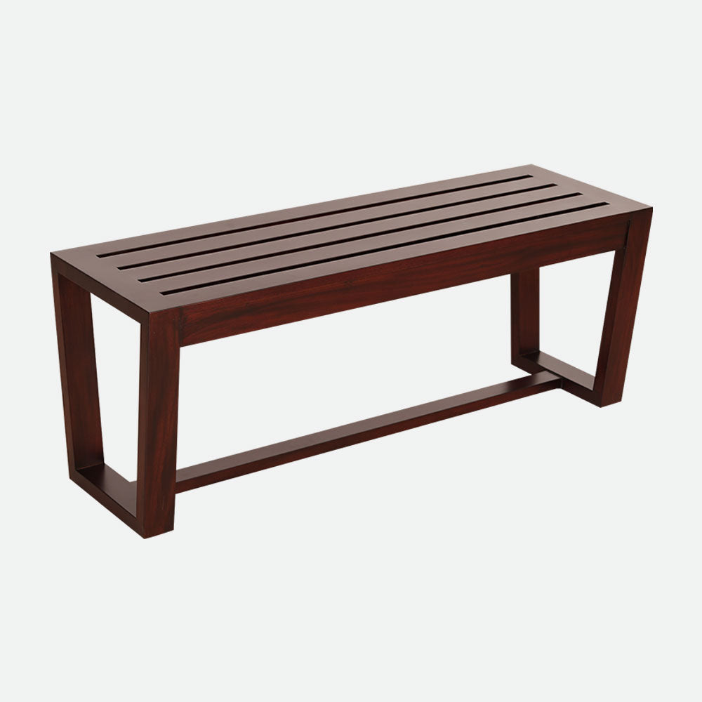 MAARK MARBLE TOP 4 SEATER DINING SET 4.75*3 (1+2+BENCH) WILLOW TT