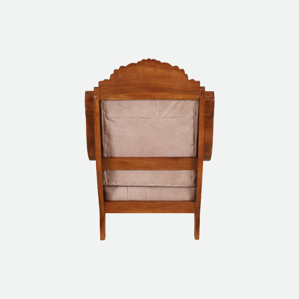 MAARK WOODEN SOFA SET (3+1+1) S-25 WCF