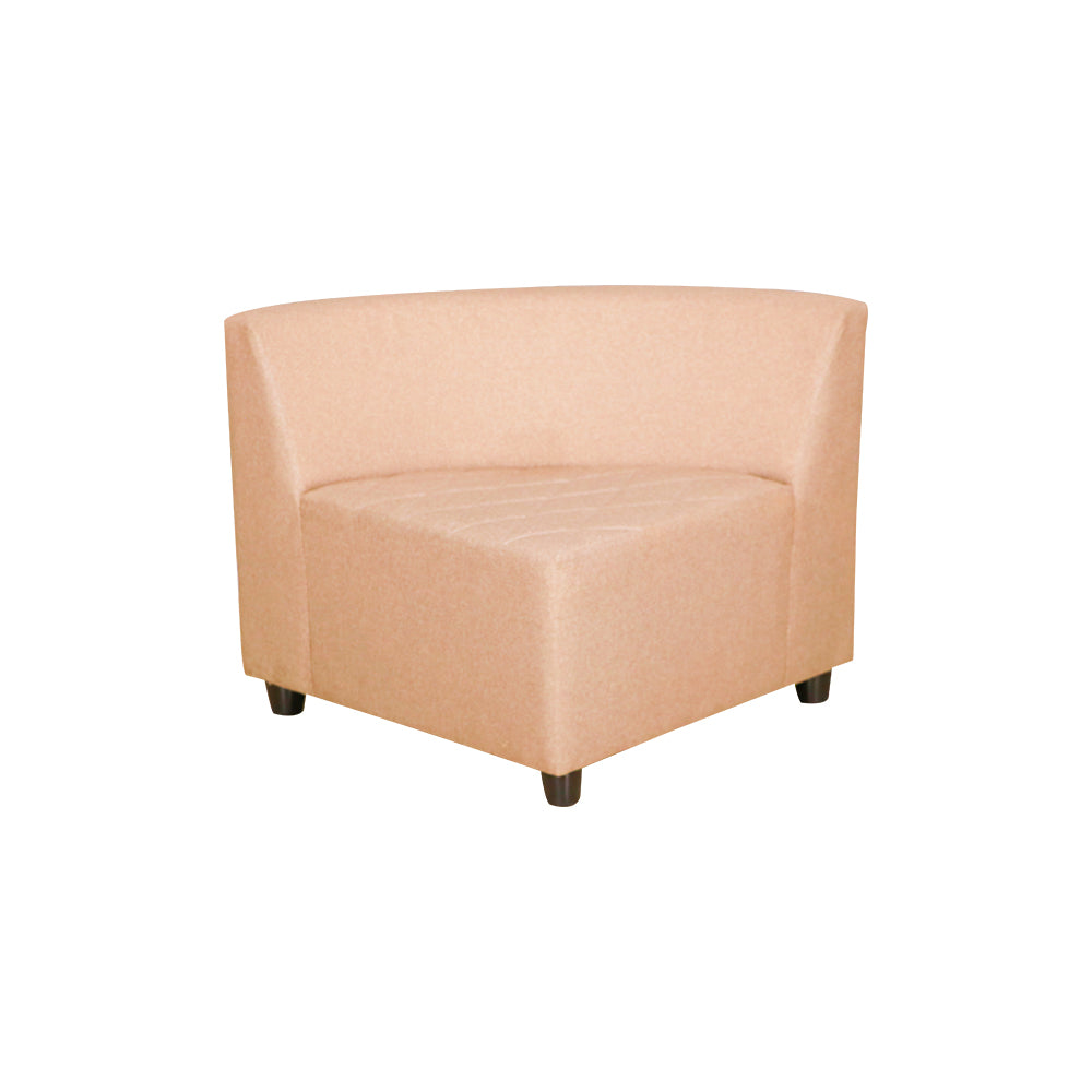 MAARK FABRIC CORNER SOFA 5 SEATER QUEEN BROWN COLOUR