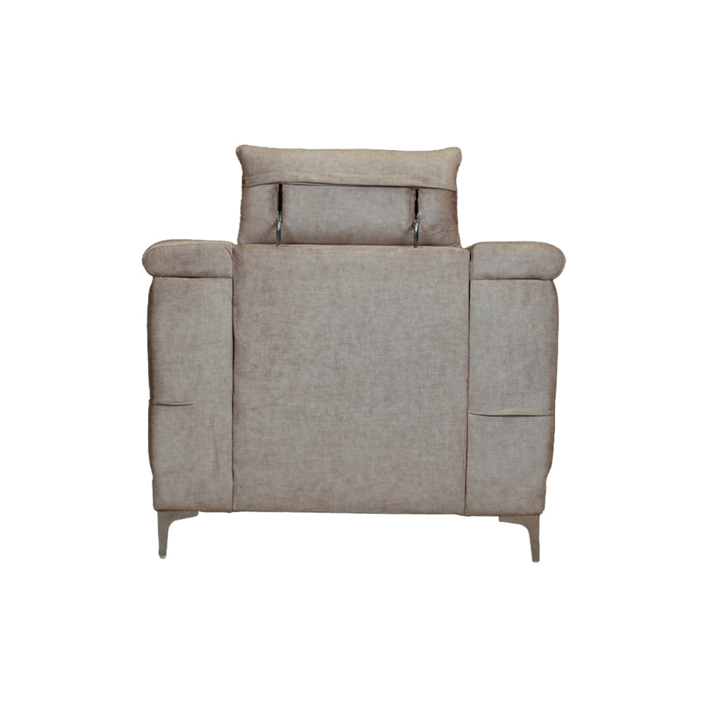 MAARK FABRIC SOFA SET (3+2+1) ROYAL HALF WHITE COLOUR